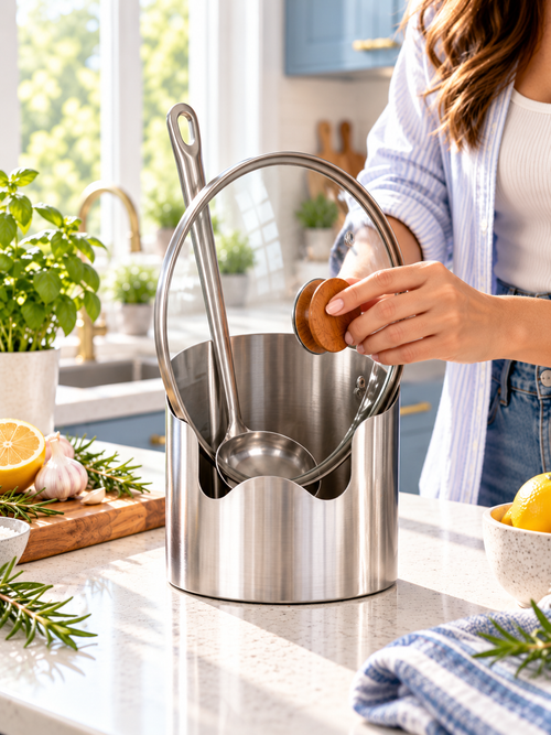 Sinkora SteelNest Utensil Holder